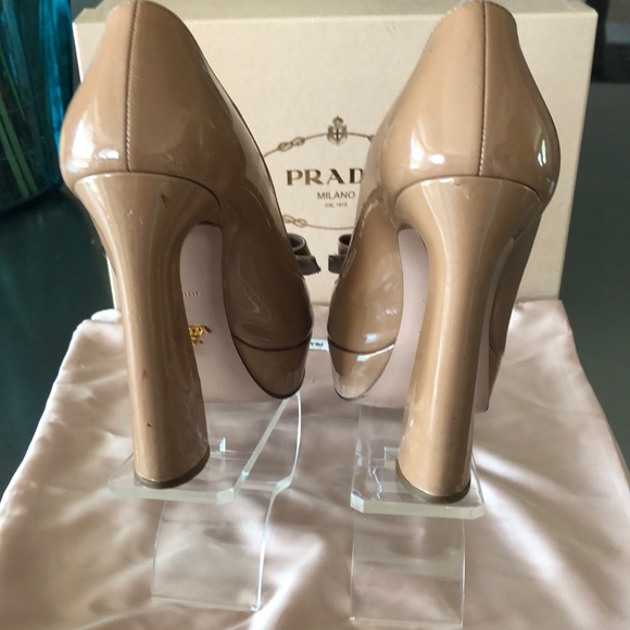 PRADA
Patent Leather Platform Pumps - Picture 3 of 8